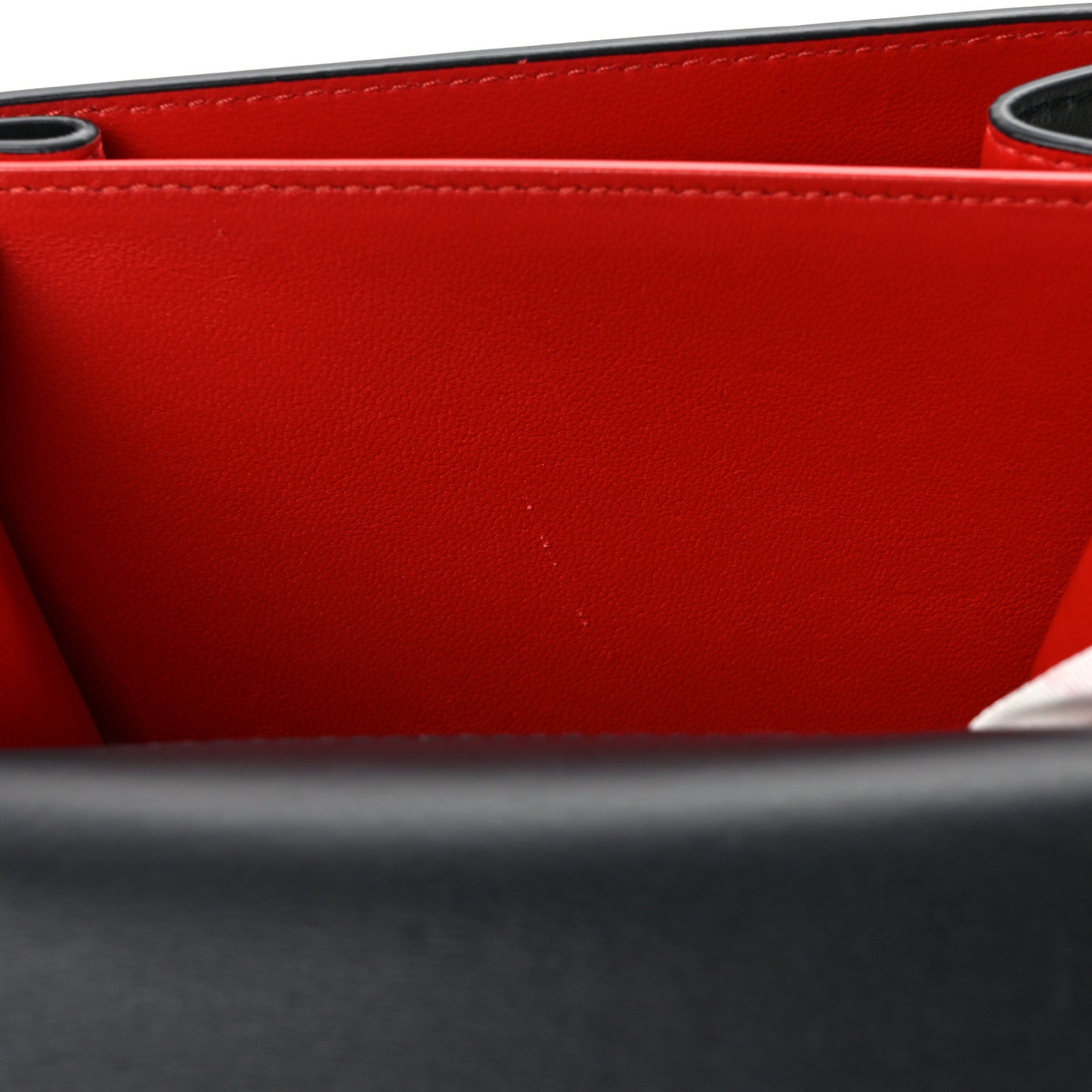 Calfskin 3D Nail Logo Shoulder Bag Black