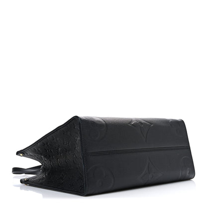 Louis Vuitton Empreinte Monogram Giant Onthego MM Black 4 of 9