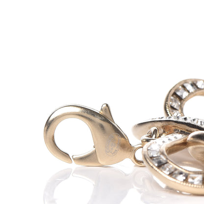 Chanel Baguette Crystal Twisted Knots CC Bracelet Gold 4 of 5