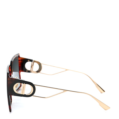 Christian Dior Acetate Square 30 Montaigne Sunglasses Tortoise 3 of 6