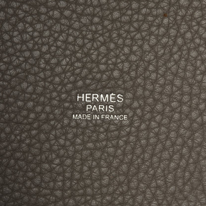 Hermes Taurillon Clemence Picotin Lock 22 MM Sauge 6 of 8
