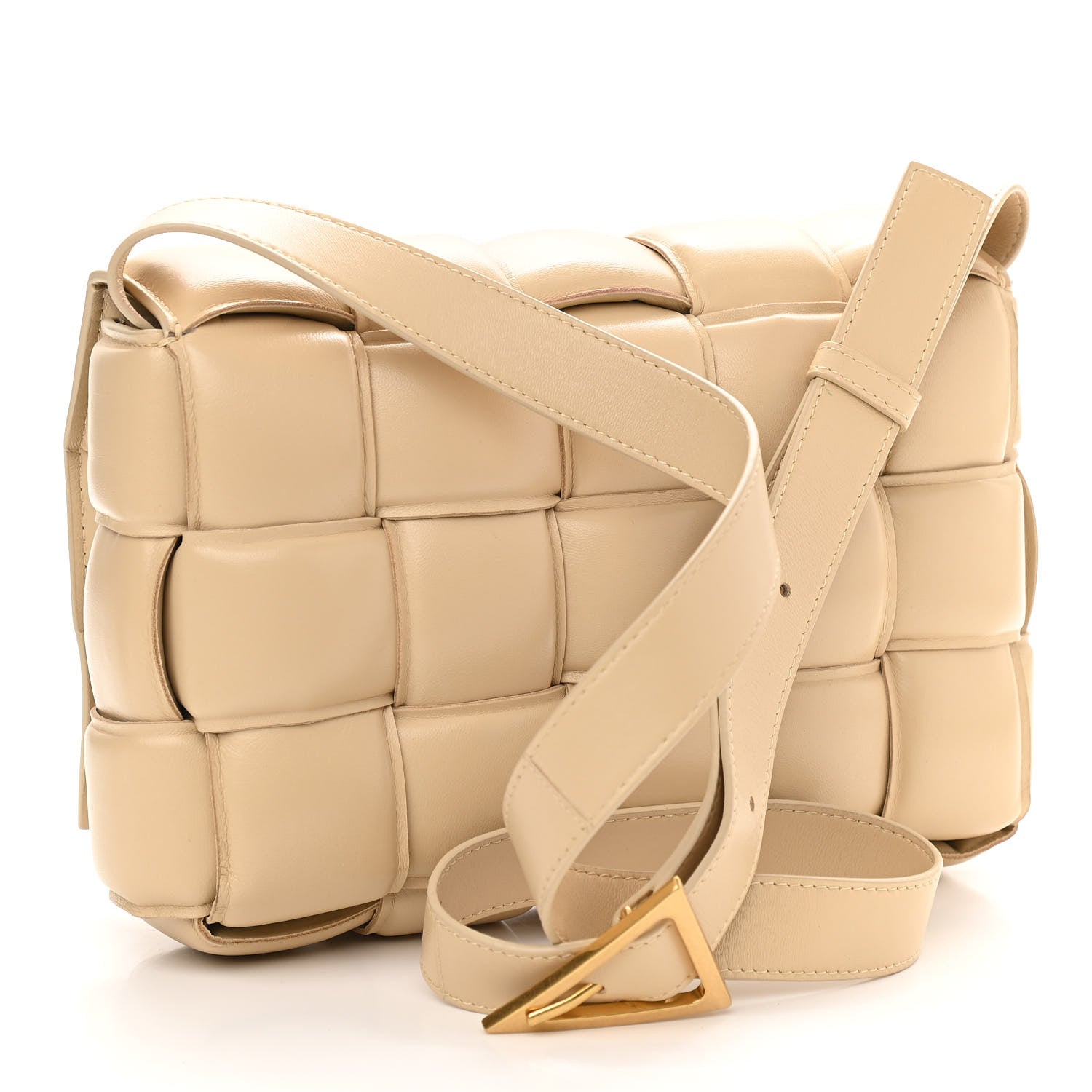 Bottega Veneta Nappa Maxi Intreccio Padded Cassette Crossbody Bag Porridge 2 of 9