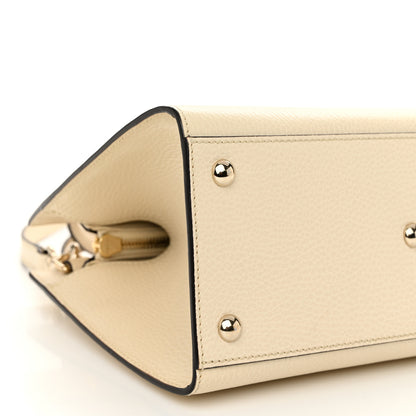 Gucci Dollar Calfskin Medium Soho Top Handle Satchel Ivoire 9 of 10