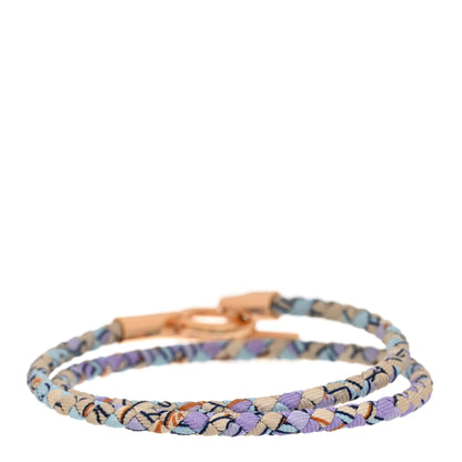 Hermes Silk Glenan Double Tour Bracelet Lilas 3 of 6