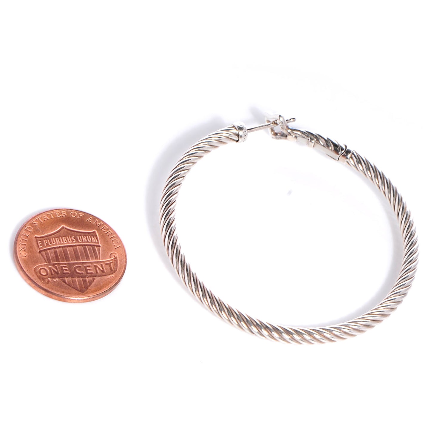 Sterling Silver Cable Classics Extra Large Hoop Earrings
