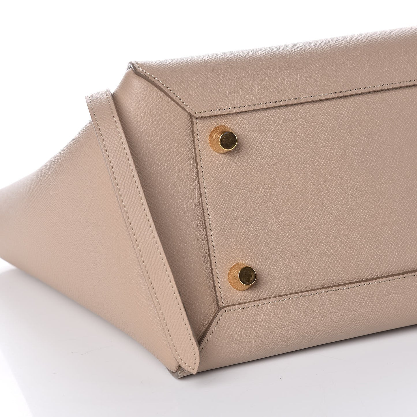 Grained Calfskin Mini Belt Bag Light Taupe