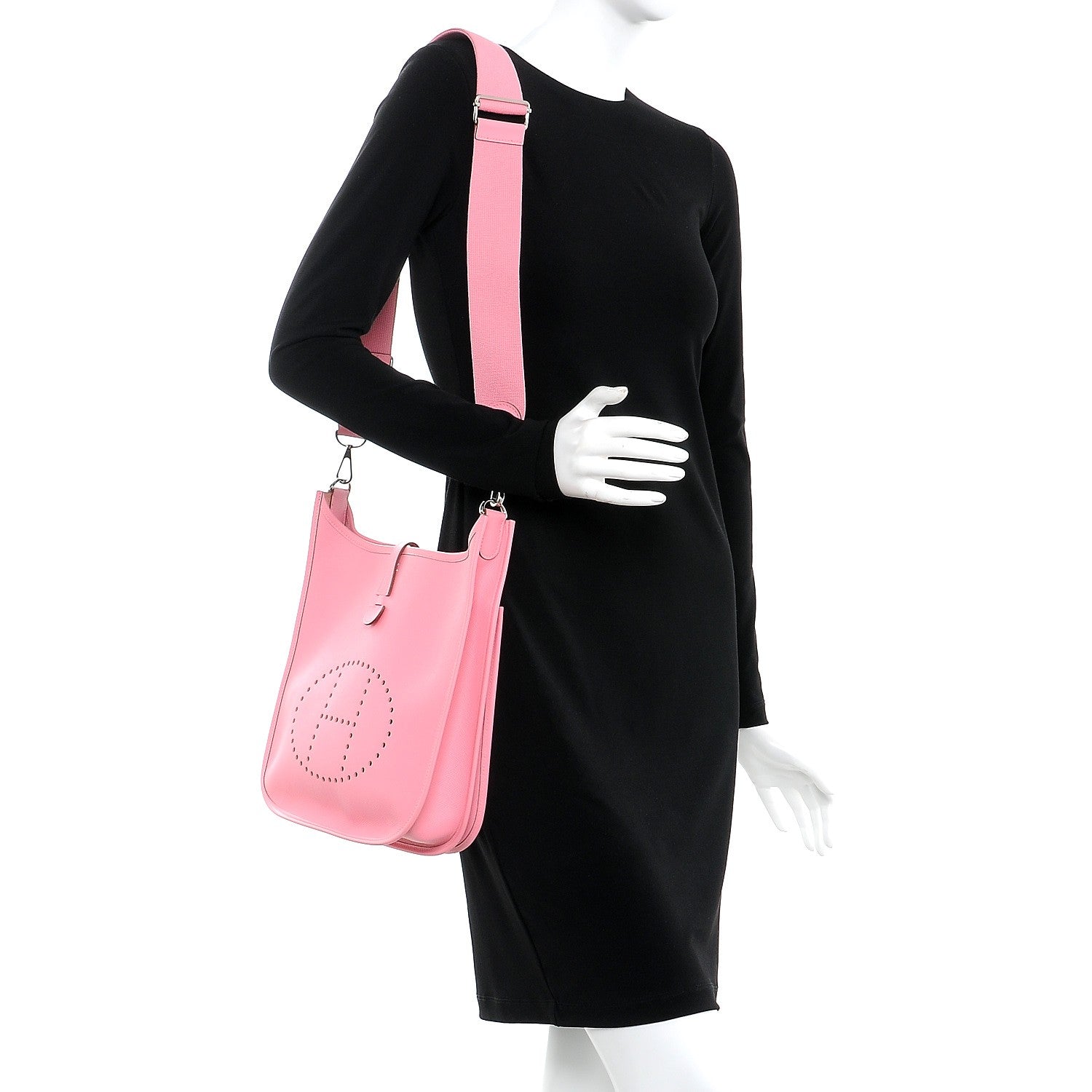 Hermes Epsom Evelyne III PM Rose Confetti 2 of 7