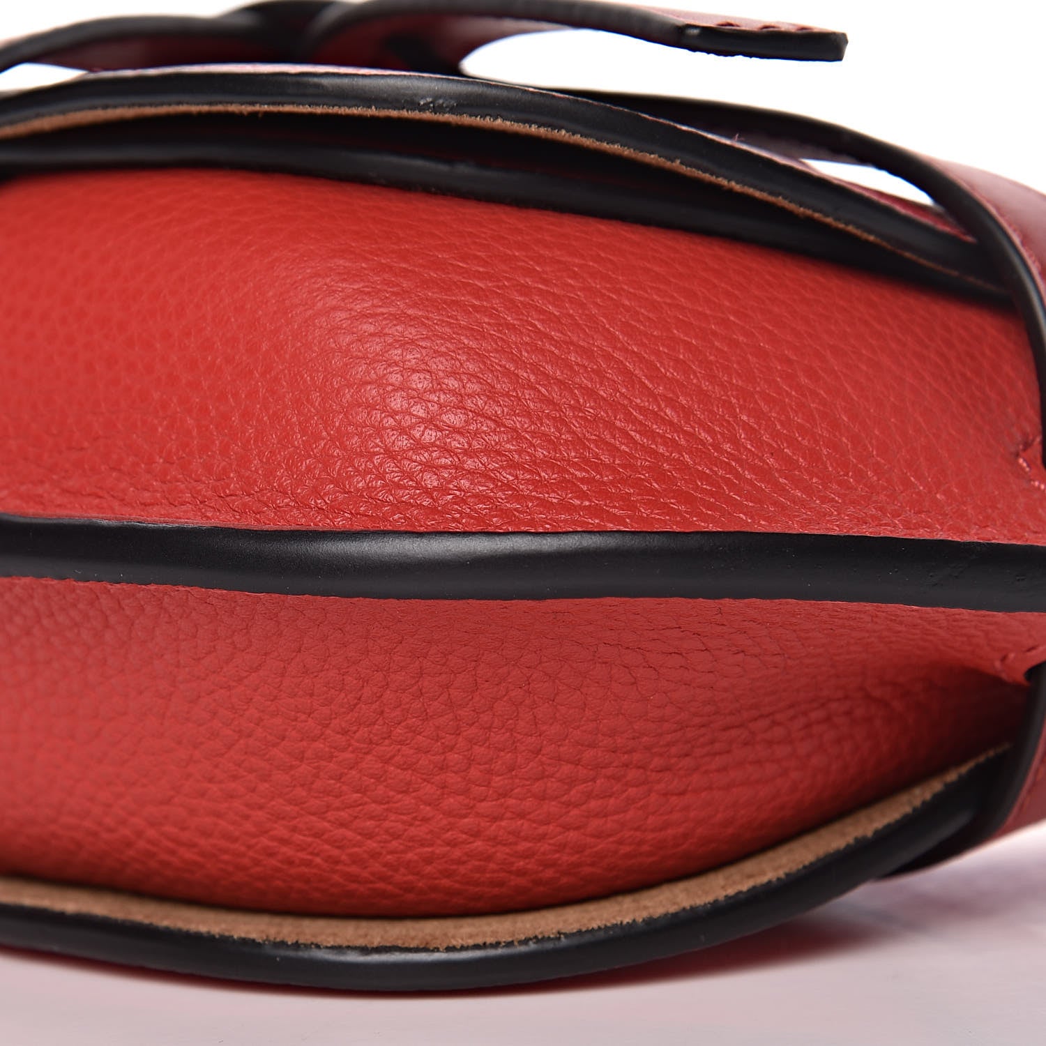 Loewe Grained Calfskin Mini Gate Crossbody Bag Scarlet Burnt Red 7 of 10
