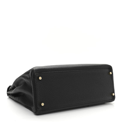 Hermes Taurillon Clemence Kelly Retourne 35 Black 3 of 13