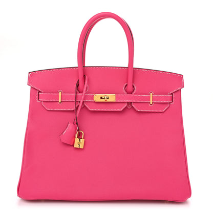 Hermes Epsom Birkin 35 Rose Tyrien 1 of 11