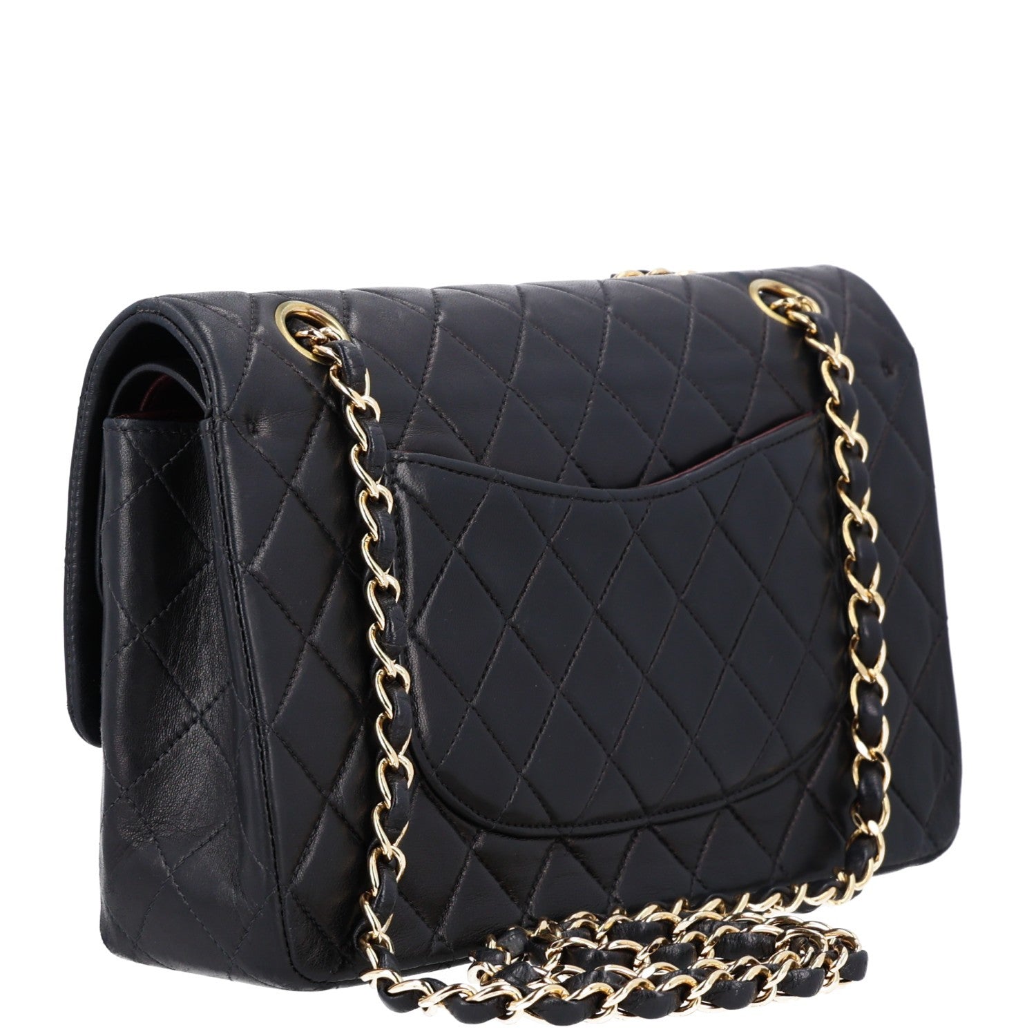 Chanel Lambskin Quilted Medium Double Flap Black 5 of 12