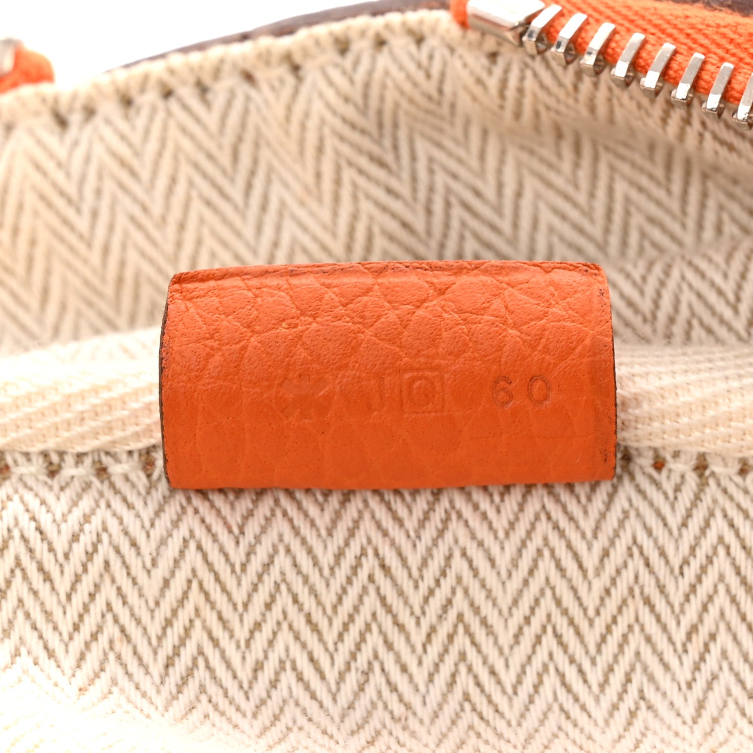 Hermes Taurillon Clemence Victoria II 35 Orange 7 of 11