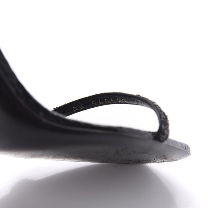 Saint Laurent Glitter Opyum Sandals 38 Black 8 of 8
