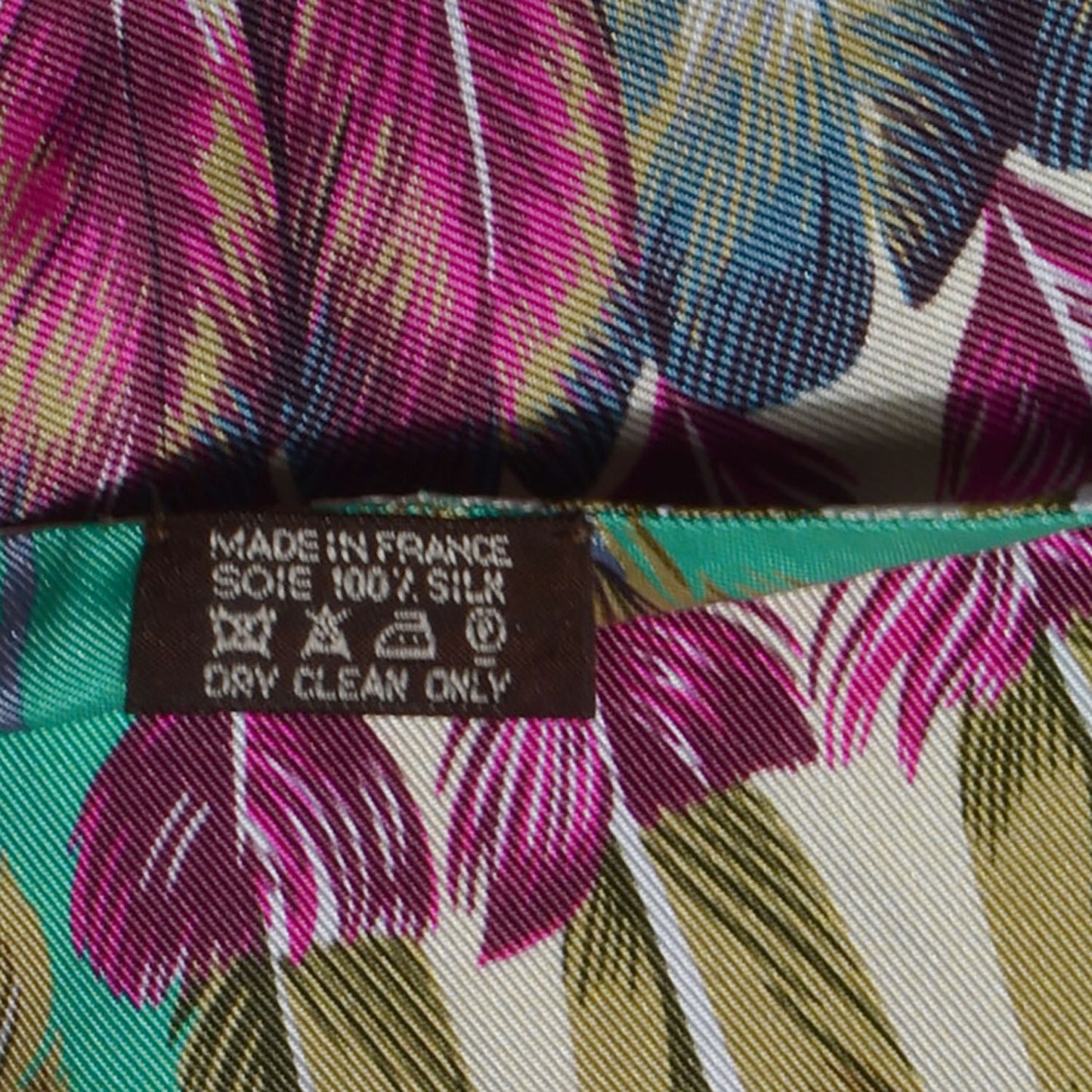 Silk Brazil Maxi Twilly Green