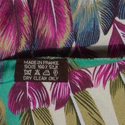 Hermes Silk Brazil Maxi Twilly Green 5 of 5