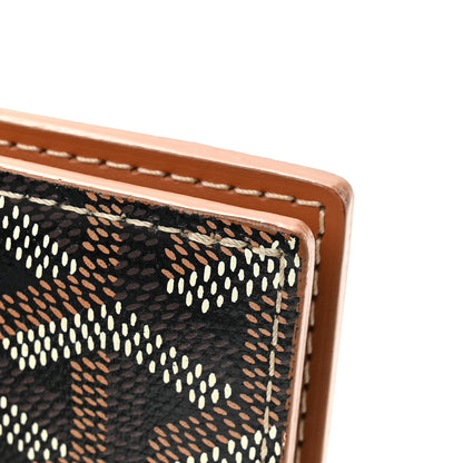 Goyard Goyardine Saint Marc Folding Card Case Black Gold 9 of 10