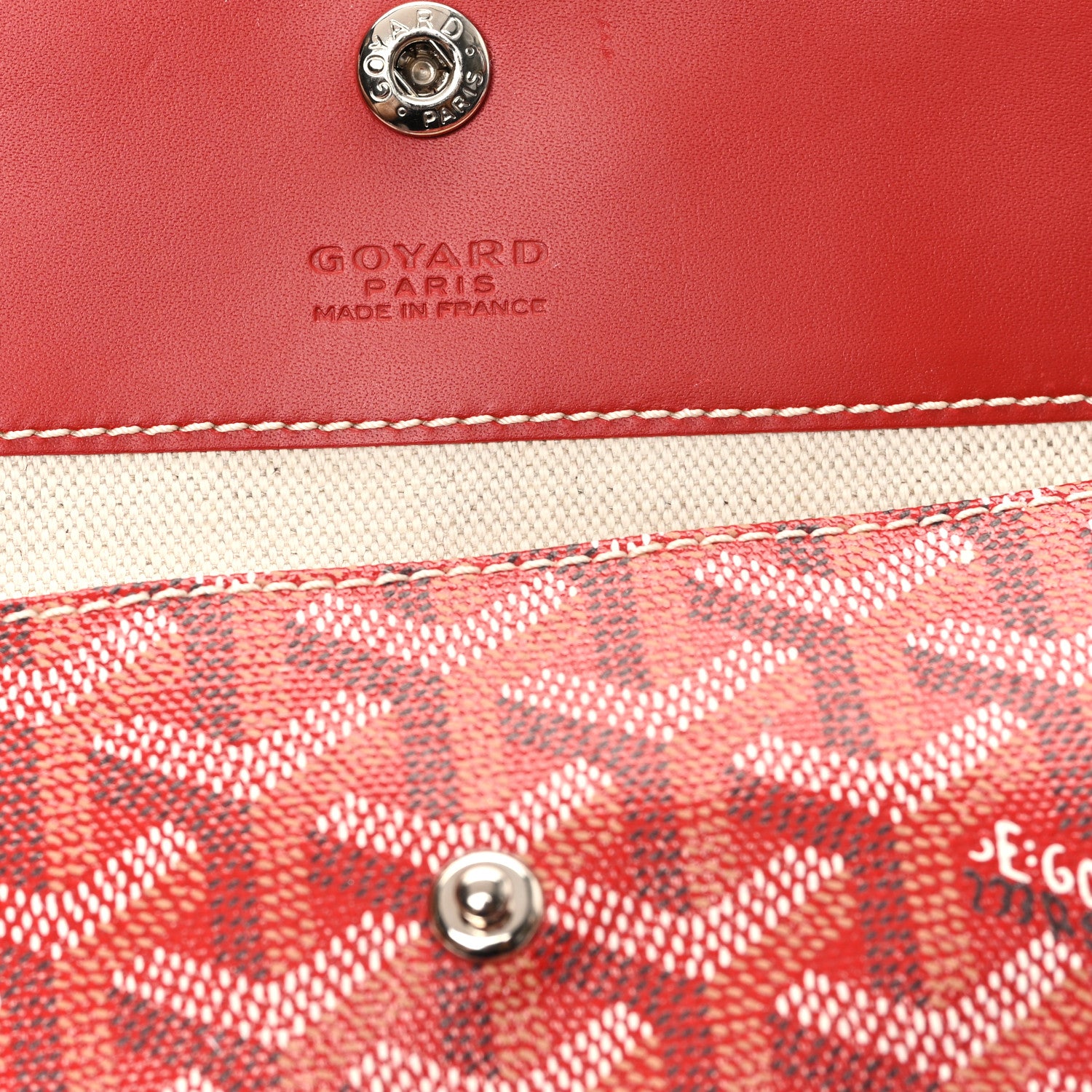 Goyard Goyardine Saint Louis GM Red 7 of 12