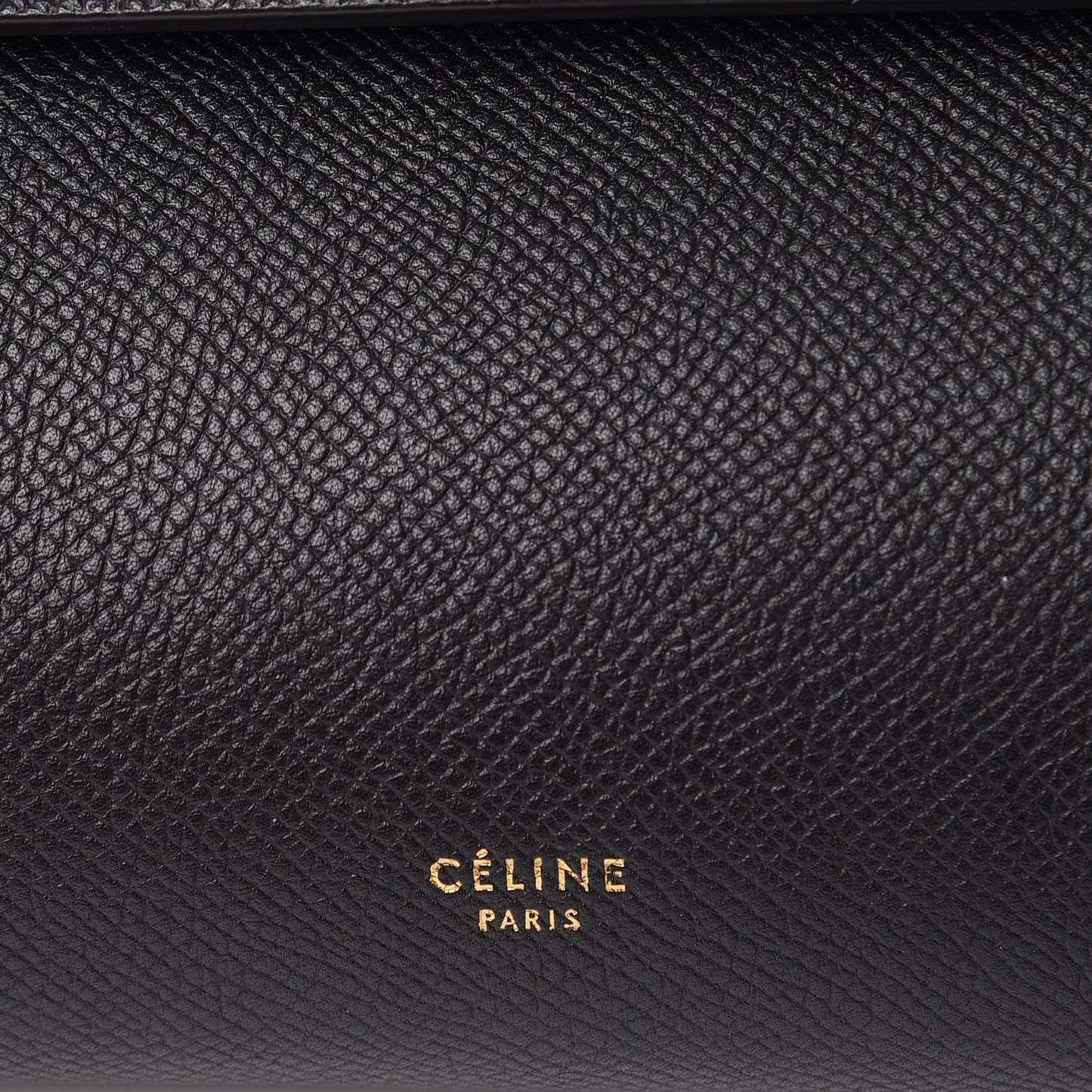 Grained Calfskin Small Belt Bag Black