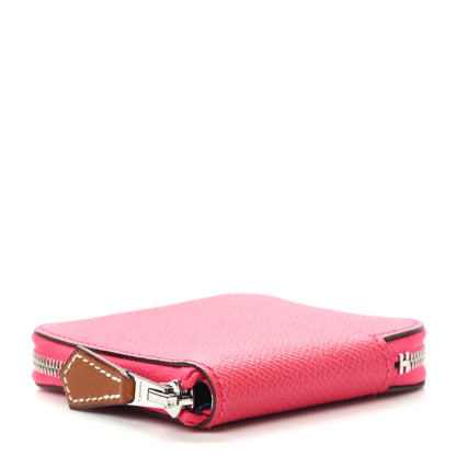 Hermes Epsom Silk'in Coin Purse Rose Mexico 4 of 8