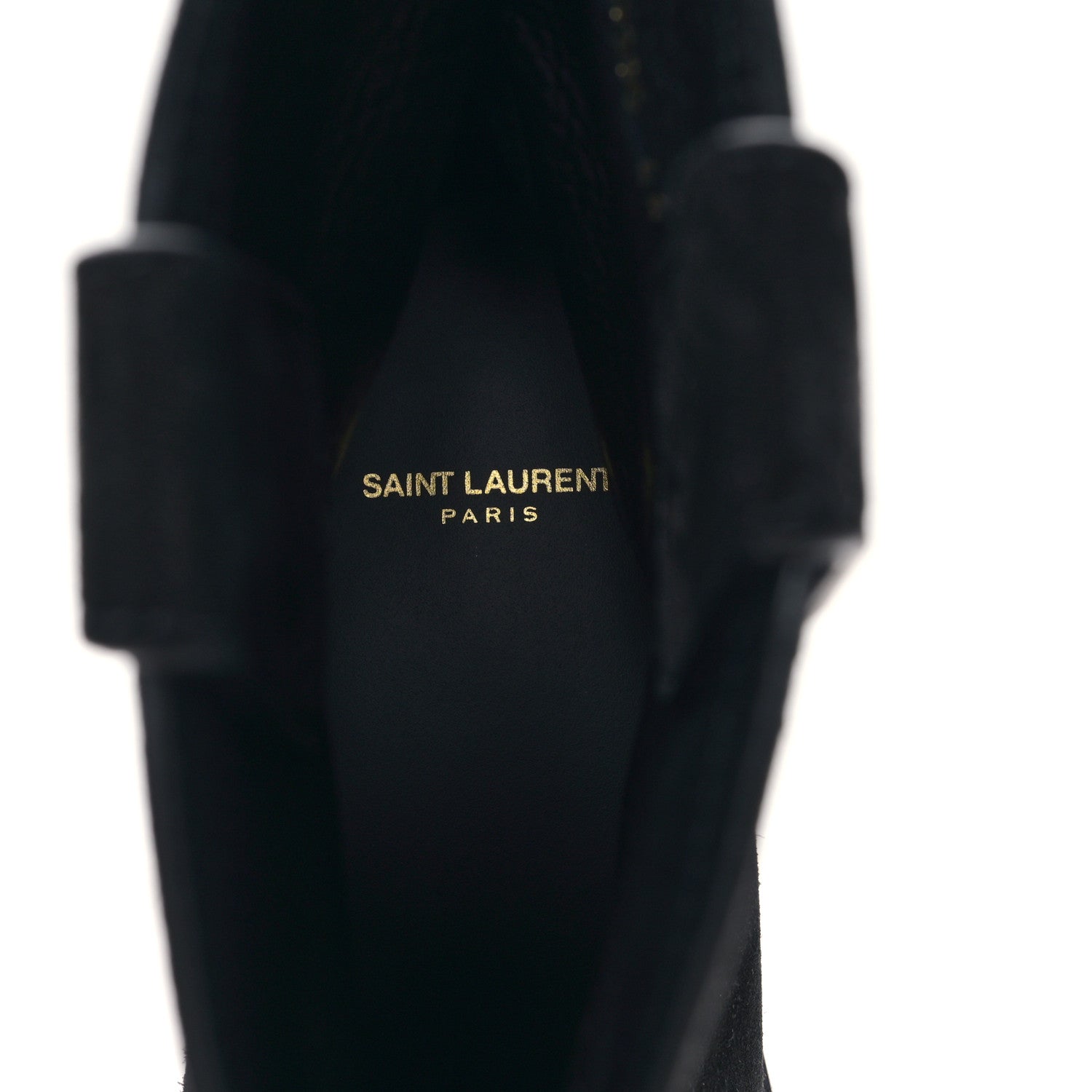 Saint Laurent Vitello Hallem Wax Mens Eastwood 45 Boots 44 Black 8 of 9
