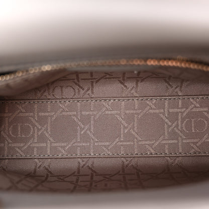 Christian Dior Metallic Lambskin Cannage Mini Lady Dior Grey 5 of 10