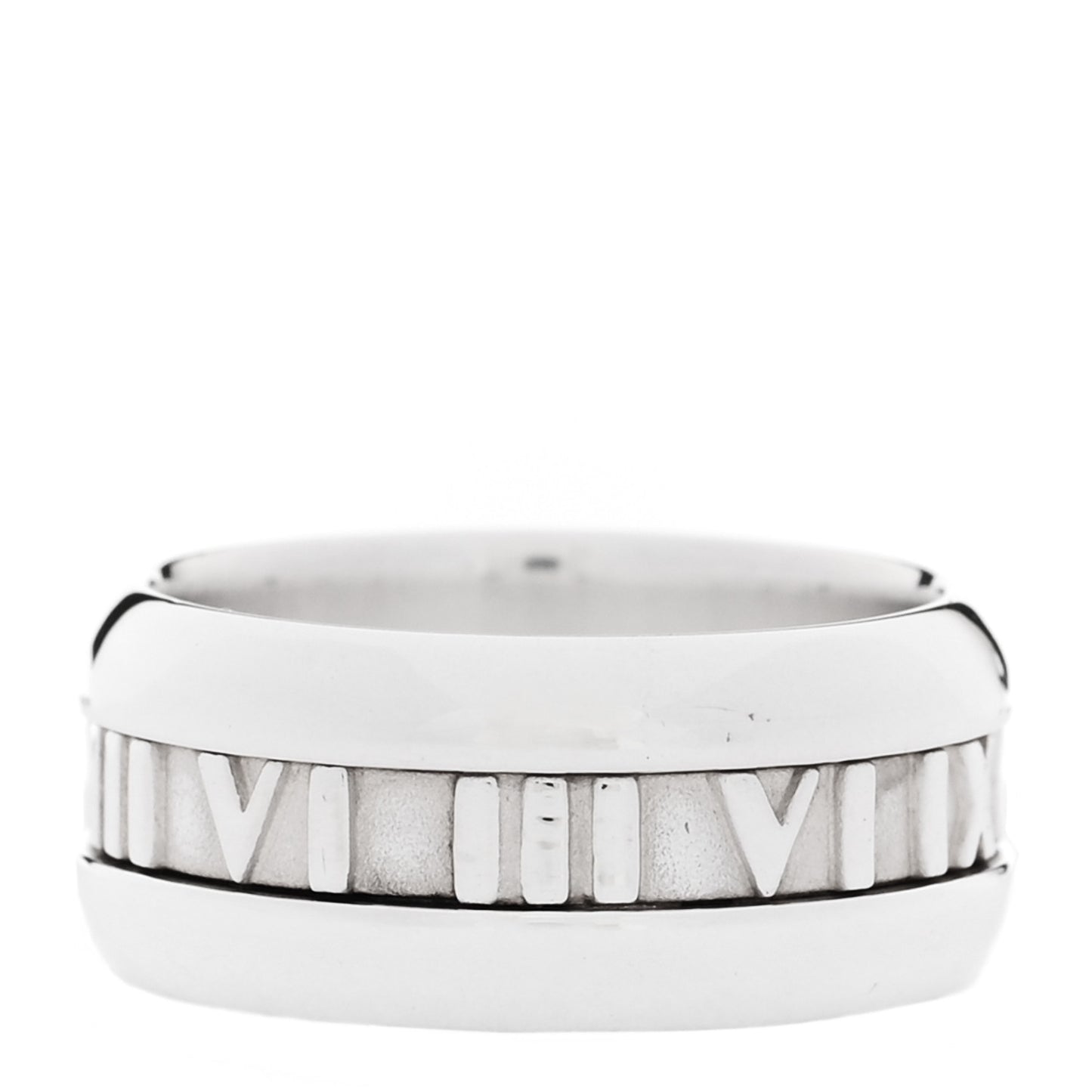 Sterling Silver Atlas Band Ring 58 8.25