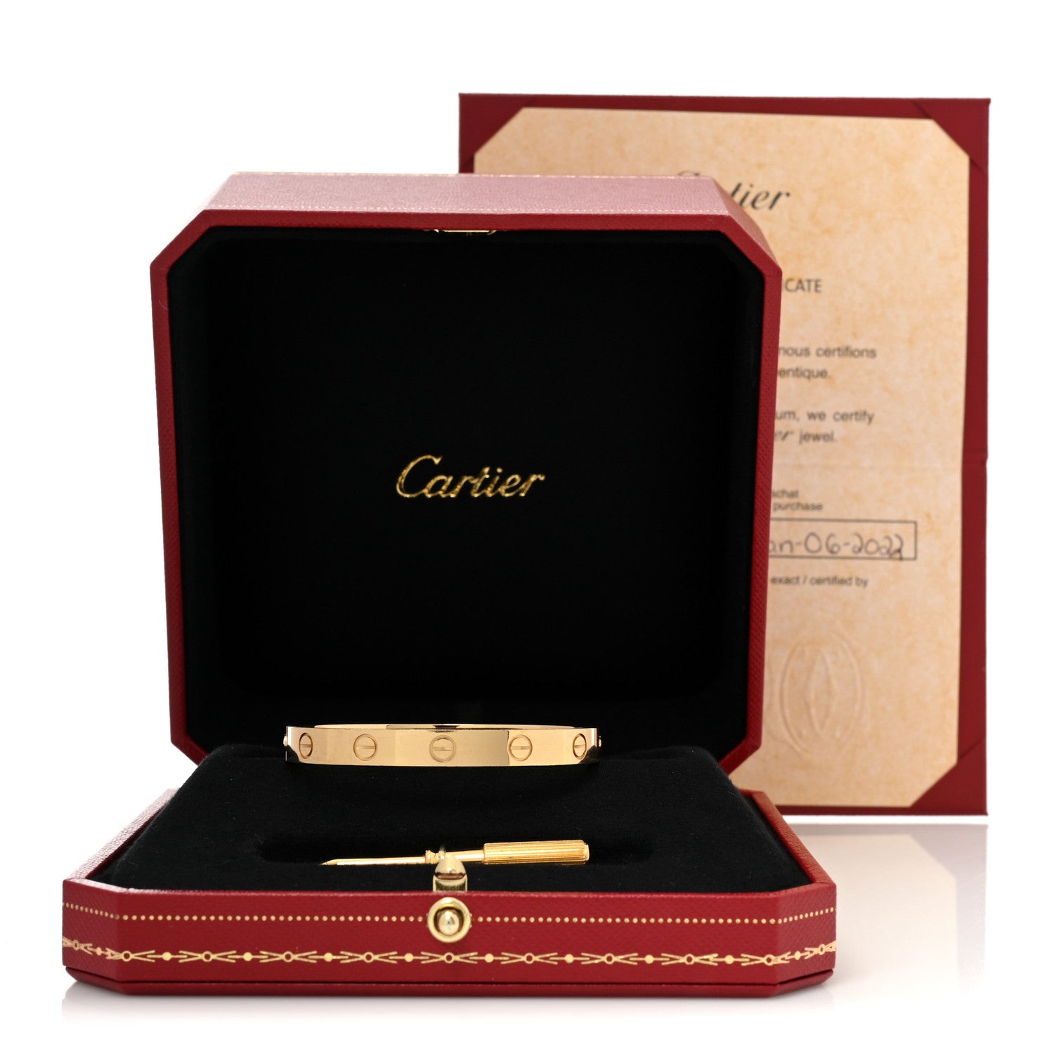 Cartier 18K Yellow Gold LOVE Bracelet 15 5 of 5