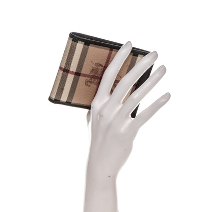 Burberry Haymarket Check Bi-Fold Wallet Chocolate 2 of 8