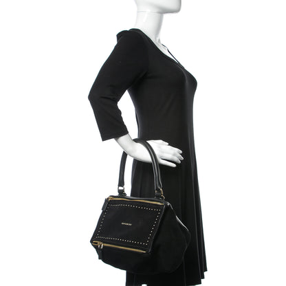 Givenchy Suede Studded Small Pandora Black 3 of 11