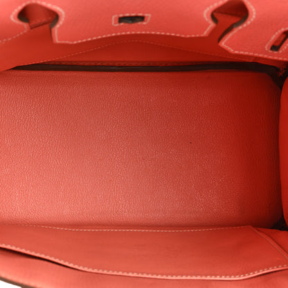 Hermes Togo BIRKIN 30 Crevette 5 of 24