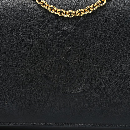 Saint Laurent Calfskin Monogram Belle de Jour Chain Clutch Black 8 of 10