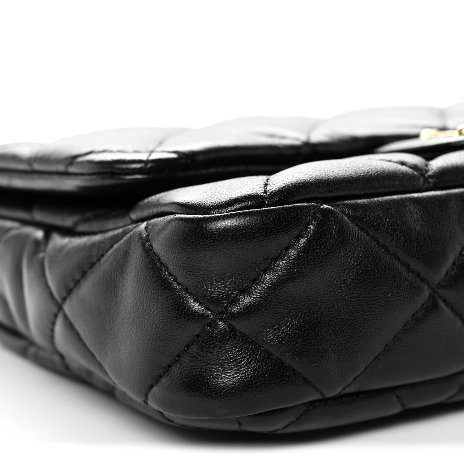 Chanel Lambskin Quilted Small Funky Town Flap Black 9 of 10