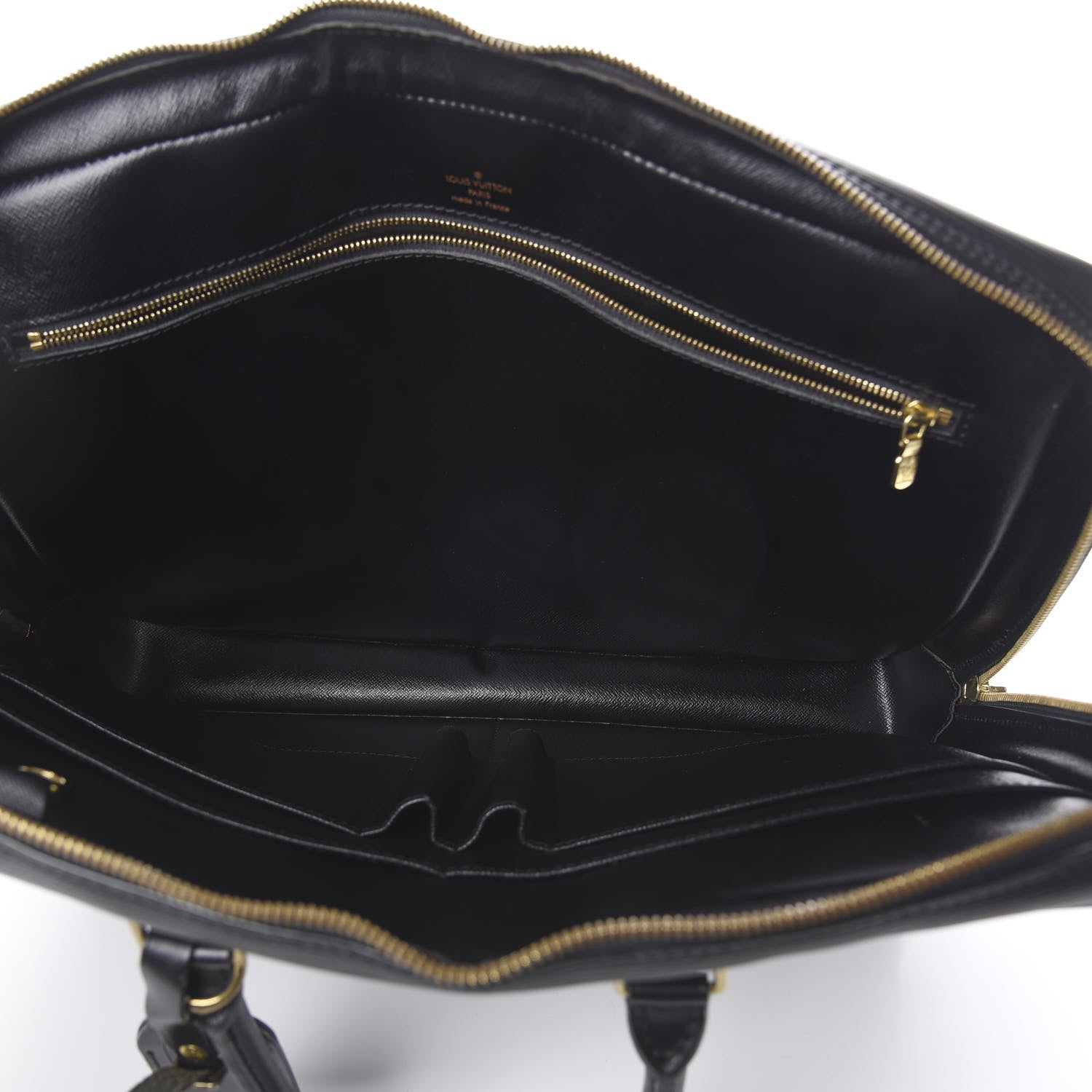 Louis Vuitton Epi Porte-Documents Voyage Briefcase Black 4 of 8