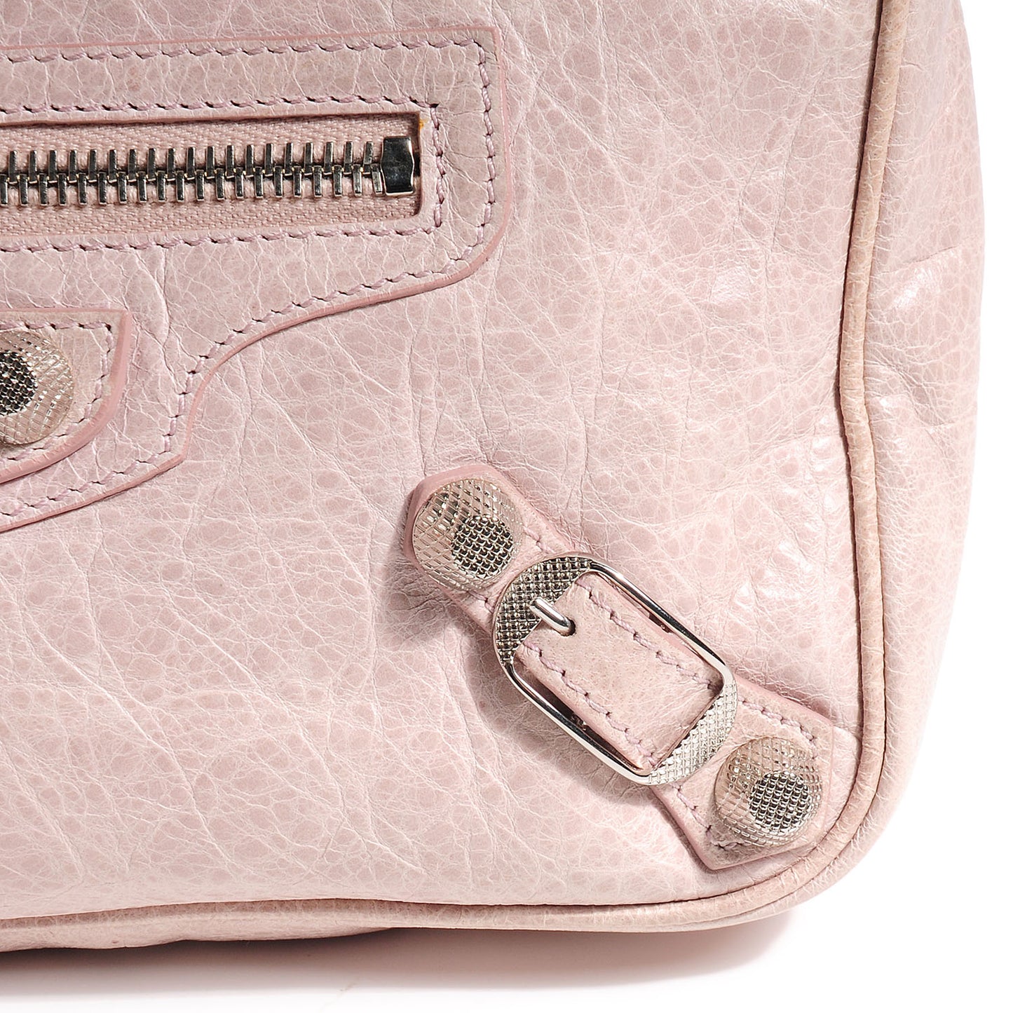 Agneau Giant 12 Silver Hardware Hip Bois De Rose