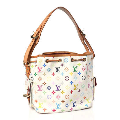 Louis Vuitton Monogram Multicolor Petit Noe White 3 of 13