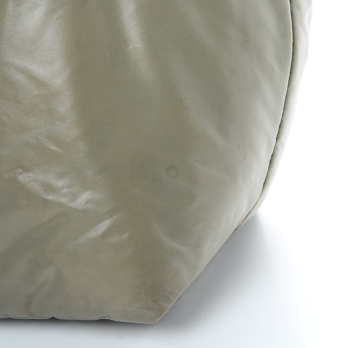 Nylon Quilted Small Coco Cocoon Reversible Tote Gray