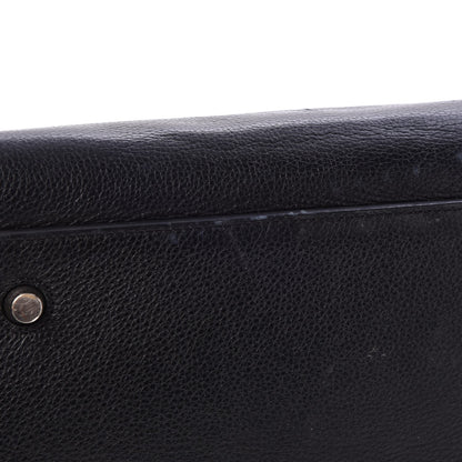 Celine Supple Calfskin Medium Edge Shoulder Bag Black 10 of 11