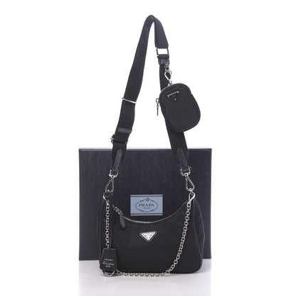 Prada Nylon Re-Edition 2005 Shoulder Bag Black 13 of 13