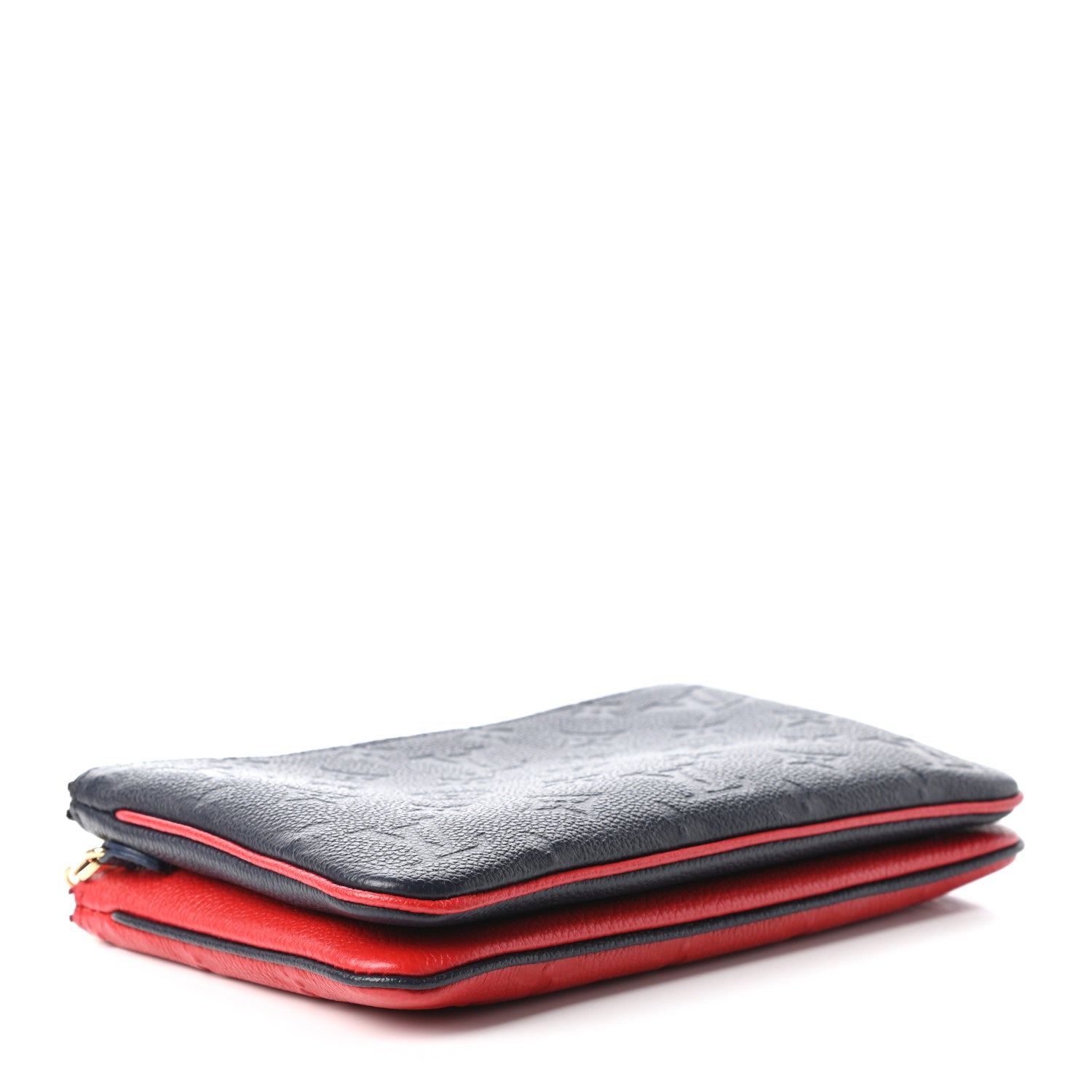 Louis Vuitton Empreinte Double Zip Pochette Marine Rouge 4 of 9
