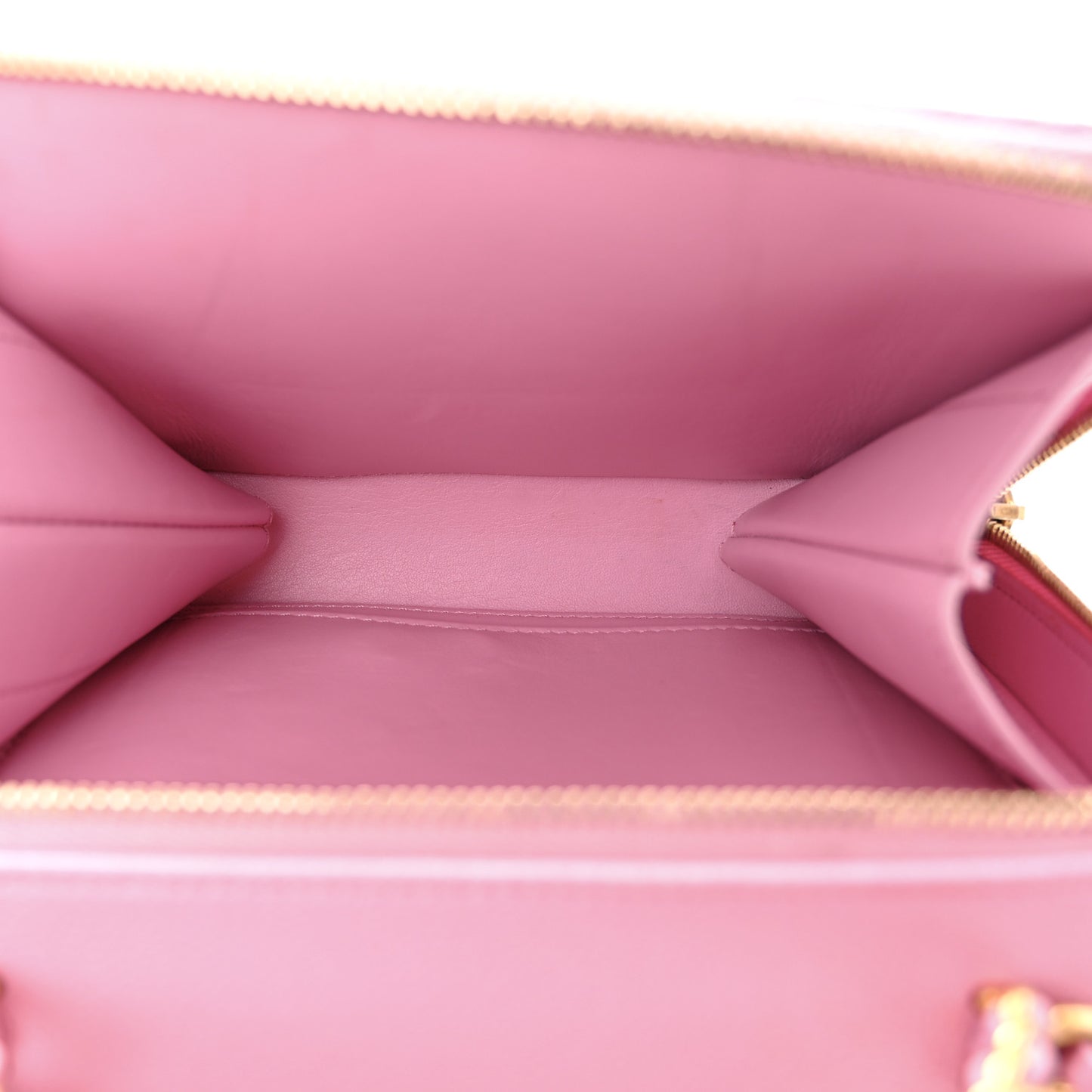 Caviar Quilted Pick Me Up Small Vanity Case Light Pink