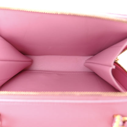 Chanel Caviar Quilted Pick Me Up Small Vanity Case Light Pink 6 of 12