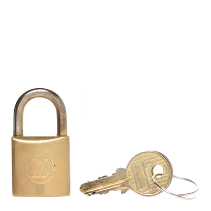 Louis Vuitton Brass Lock and Key Set #218 1 of 5