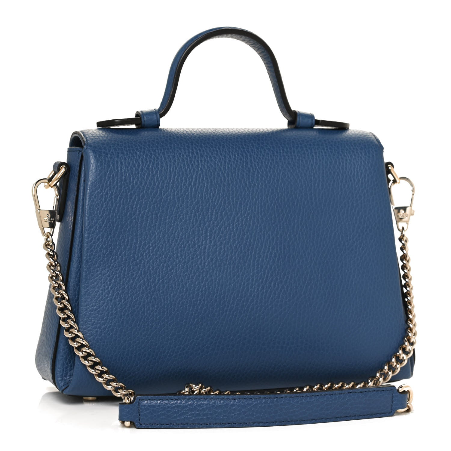 Gucci Dollar Calfskin Interlocking G Top Handle Shoulder Bag Caspian 3 of 11