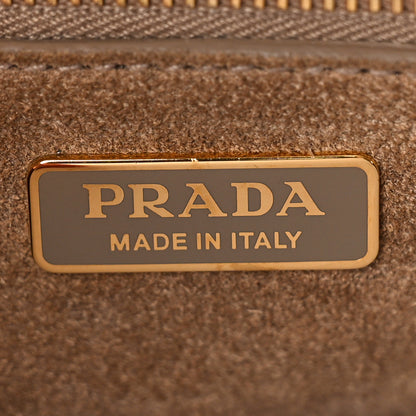 Prada City Calf Pionniere Saddle Bag Black 6 of 8