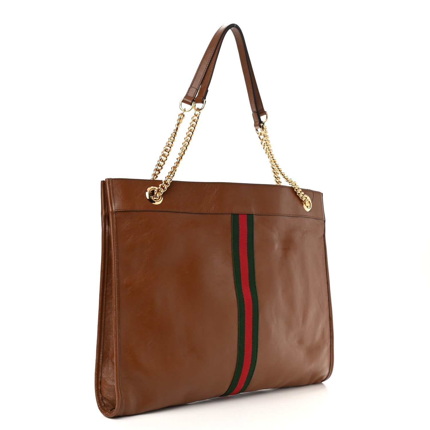 Gucci Calfskin Large Rajah Chain Tote Cuir 3 of 9