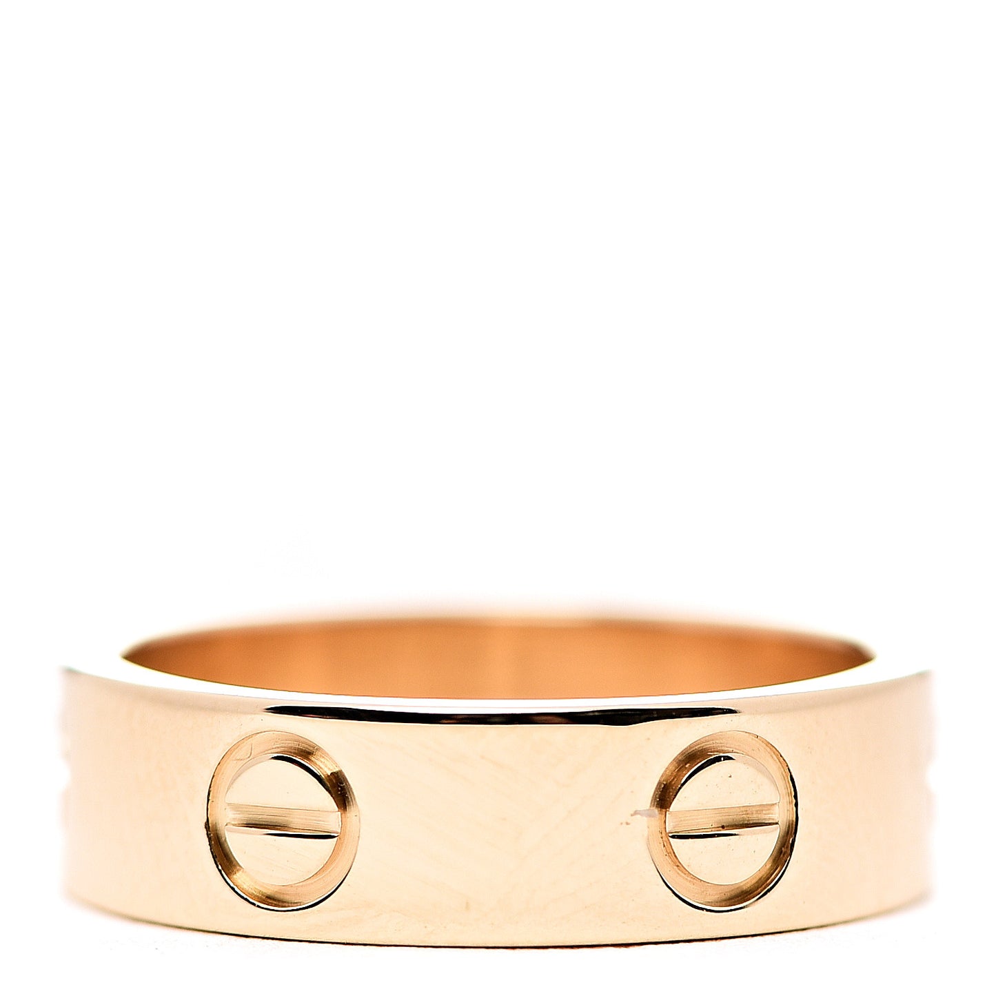 18K Yellow Gold 5.5mm LOVE Ring 55 7.25