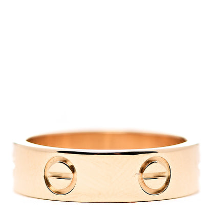 Cartier 18K Yellow Gold 5.5mm LOVE Ring 55 7.25 2 of 3