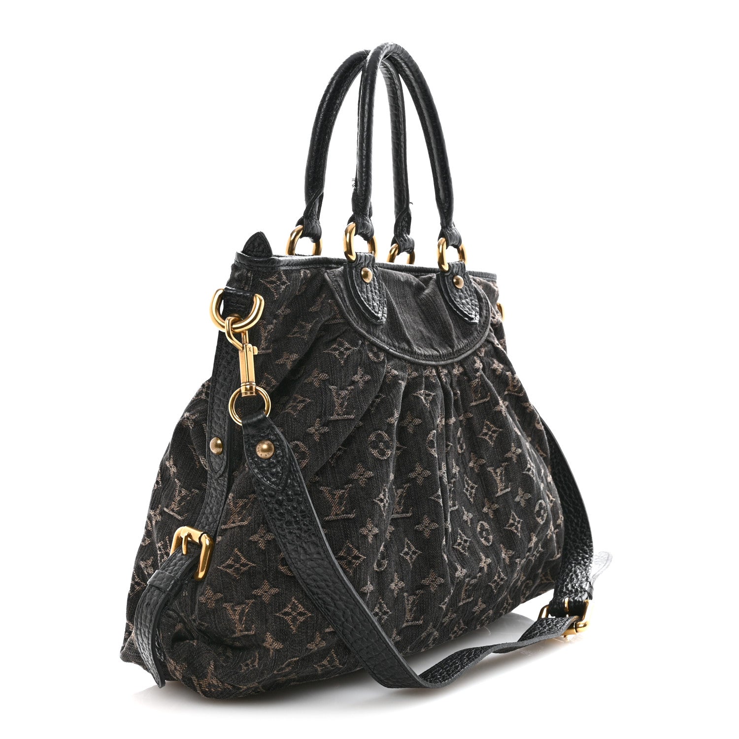 Louis Vuitton Denim Neo Cabby GM Black 3 of 14