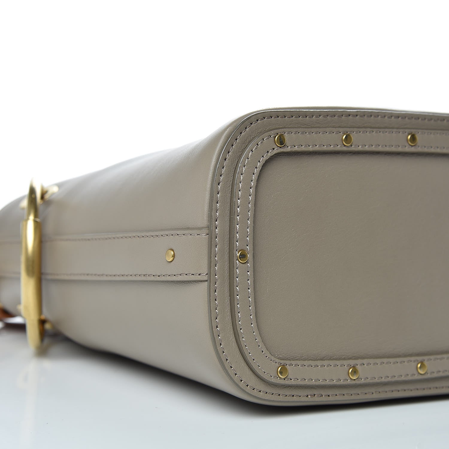 Chloe Smooth Calfskin Small Roy Bucket Bag Motty Grey 8 of 11