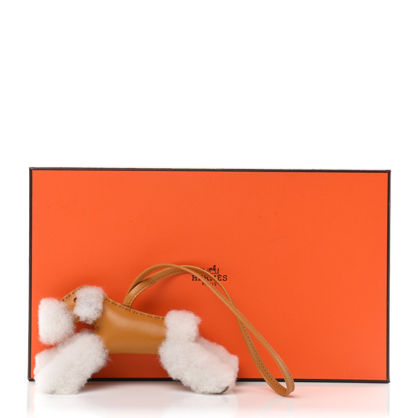 Milo Lambskin Shearling Budy Charm Biscuit